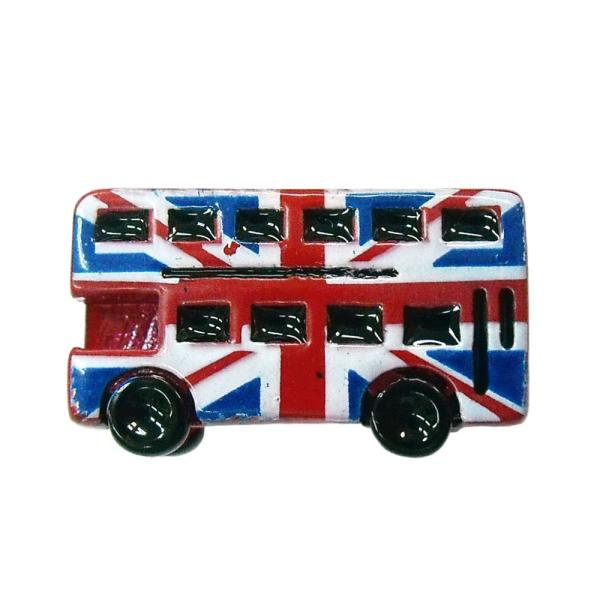 ピンバッジ ブローチ イギリス ロンドンバス ユニオンジャック 英国 cadogan