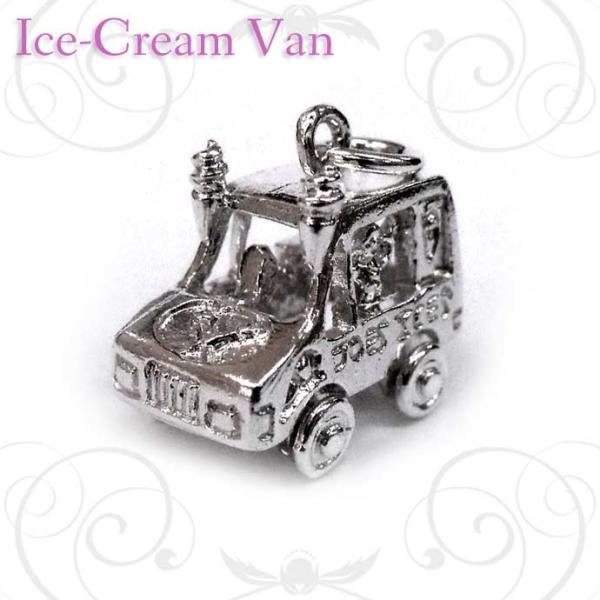 英国製 シルバーラッキーチャーム アイスクリームバン 2L型