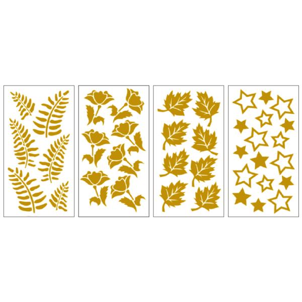 耐水 転写シール ゴールド DIY インテリアステッカー