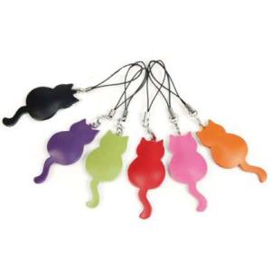 訳あり レザーストラップ 猫 シルエット イタリア DALLAITI