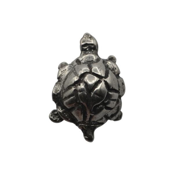 シルバー ピンバッジ 亀 イタリア製  I GEMELLI