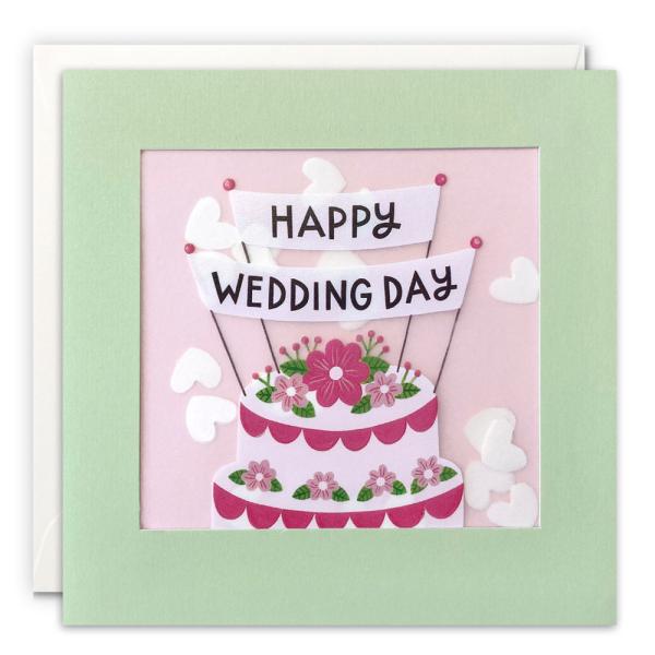 グリーティングカード 結婚祝い ウェディングケーキ シェイキーカード James Ellis 英国製