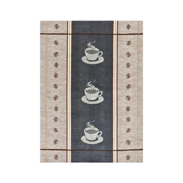 ジャガード織り ティータオル エスプレッソ ドイツ Kracht クラークト