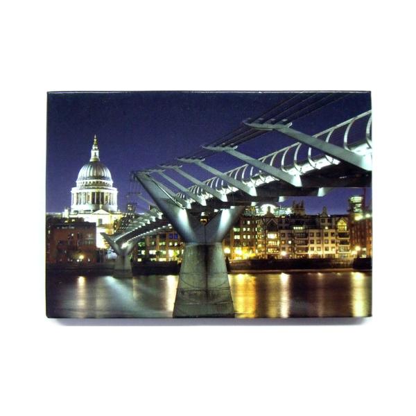 イギリス セントポール大聖堂＆ミレニアムブリッジ マグネット メール便OK