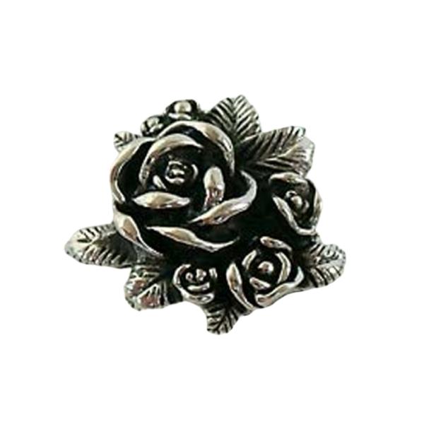 シルバーリング ローズブーケ レディース メンズ 英国 spoke925 R1956