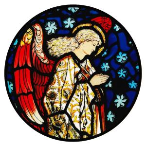 ステンドグラス シール ウィリアムモリス エンジェル 天使 キャティ