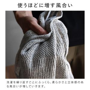 フェイスタオル ワッフルリネンタオル 抗菌 防...の詳細画像5