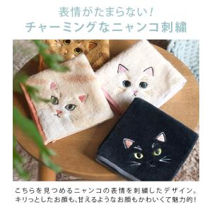 今治タオル ハンカチタオル うちのニャンコ 毛...の詳細画像2