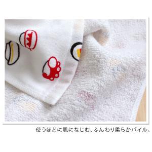 フェイスタオル ガーゼタオル 寿司柄 日本製の詳細画像4
