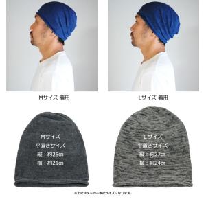 サマーニット帽子 帽子 ニット帽 春 夏 メン...の詳細画像5