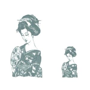 陶芸 下絵具 / 下絵転写紙 1色芸者 呉須の商品画像