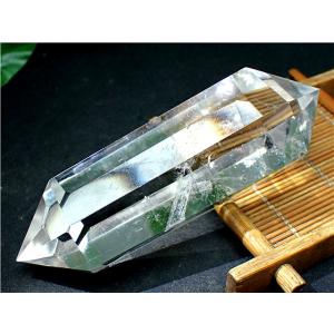 AAA級☆高透明度天然レインボー水晶六角柱183B7-141B08b : 水晶 AAA級☆高透明度天然レインボー水晶六角柱183B7-141B08b : 水晶