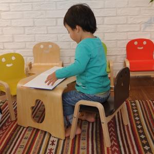 キッズ テーブル チェア 木製 キコリのキッズテーブル＋小いすセット