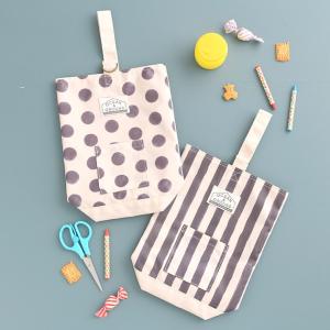 シューズバッグ シューズケース 上履き入れ 男の子 OCEAN＆GROUND オーシャンアンドグラウンド  シューズBAG DOT＆STRIPES  【袋ラッピング対応】｜tougenkyou