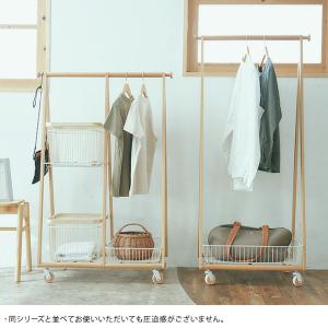 ハンガーラック ワゴン付き キャスター付き 持...の詳細画像4