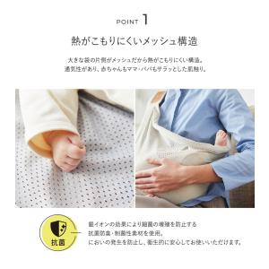 抱っこ紐 新生児 コンパクト 軽量 スリング ...の詳細画像3