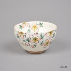 小茶碗　桜　12ヵ月揃え　3月　忠泉作　(紙箱入）｜tougyokudou