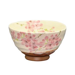 茶碗 粉引三島 桜高台 清和窯 （化粧箱） : お茶道具東玉堂 ヤフー店