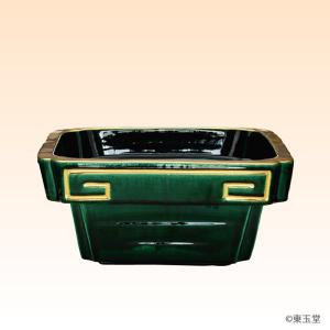蓋置 額アジサイ 高野昭阿弥作 （木箱入） 6月 梅雨 : お茶道具東玉堂