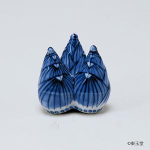 茶道具 蓋置 蓋置 赤絵 千切 高野昭阿弥 木箱 : 新古茶道具 さかい