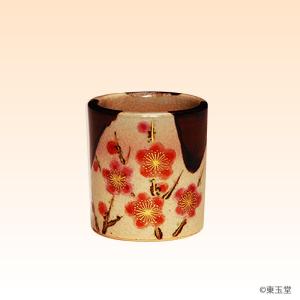 蓋置 色絵 紫陽花 高野昭阿弥作 （木箱入） 6月 : お茶道具東