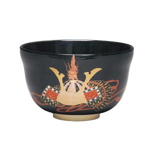 茶道具 抹茶茶碗 黒仁清写 武蔵野 宮地英香作 黒仁清写し 茶道