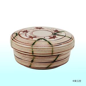 茶道具　染付網目喰篭　高野昭阿弥作 食籠 染付 網目 高野昭阿弥作（桐箱）（直径21.5x高さ11cm） : お