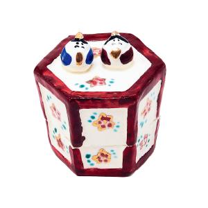 香合 雀 今岡三四郎作 （桐箱入） : お茶道具東玉堂 ヤフー店 - 通販