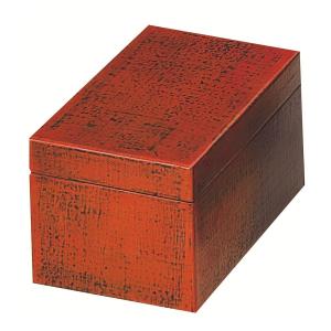 利休茶箱 キンマ彫 （木製 棗、香合、茶筅筒付）宗悦作 （化粧箱