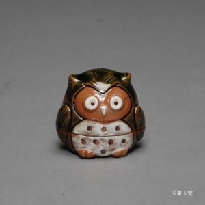 香合 雀 今岡三四郎作 （桐箱入） : お茶道具東玉堂 ヤフー店 - 通販