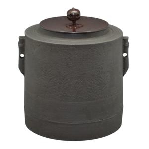 茶道具 炉釜 炉用釜 塩屋釜 菊池政光作 釜鐶付き 茶道 : 茶道具 茶道具 炉釜 炉用釜 塩屋釜 菊池政光作 釜鐶付き 茶道 : 茶道具
