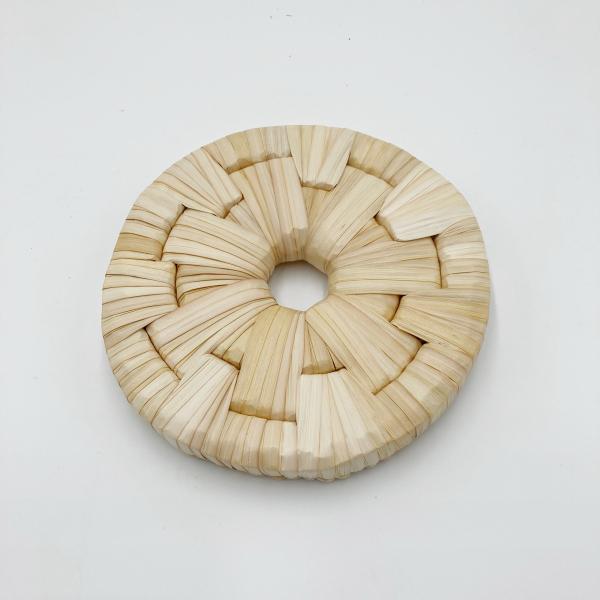 釜敷　すげ　直径約15cmｘ厚さ約2cm　（メール便対応商品1枚まで）