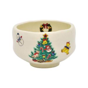 小茶碗  クリスマスツリー　豊窯　（紙箱）