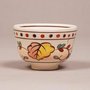 茶道具 抹茶茶碗 瀬戸織部釉 椿 初見裕作 織部焼き 織部焼 瀬戸織部