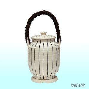 茶道具 水屋道具 火消壺 火消壷 信楽焼き 大 耐熱瓦付 信楽焼 : 茶道具