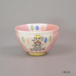 小茶碗　昔話　金太郎　忠泉作　直径10.8cm×高さ6.6cm　（化粧箱）