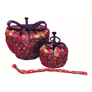 送料込【逢絢亭・新品】茶道具 三つ組仕覆 茶箱用品 正絹 名物裂 蜀江錦 茶箱道具 仕服 仕覆 三つ組仕服 正絹 獅子狩文錦又は蜀紅錦又は