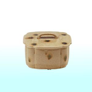 杉 銘々皿 隅切 銀杏（五客入）（大きさ：約縦10cm×横16cm） : お