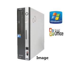 中古パソコン  Windows 7 Pro 32bit  Microsoft Office Personal 2013付 富士通 ESPRIMO Dシリーズ Celeron〜 メモリ2G HDD250GB｜touhou-shop
