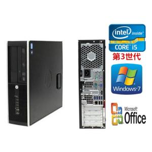 中古パソコン デスクトップパソコン Windows 7 純正Microsoft Office付 HD1TB メモリ8GB HP Compaq Elite 8300 もしくは Pro 6300 第3世代Core i5 3470 3.2G｜touhou-shop