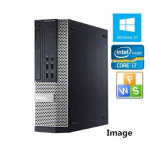 中古パソコン デスクトップパソコン Windows 10 Office付 DELL Optiplex 9010 もしくは 7010 爆速Core i7 第3世代3770 3.4GHz メモリ4G HD1TB DVD-ROM｜touhou-shop