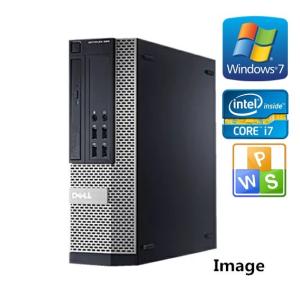 中古パソコン デスクトップパソコン Windows 7 Pro Office付 DELL Optiplex 9010 もしくはOptiplex 7010 爆速Core i7 第3世代3770 3.4GHz メモリ4G 新品SSD240GB｜touhou-shop