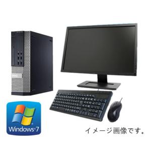 中古パソコン デスクトップ 22型液晶セット Windows 7 Office付 DELL Optiplex 9010 もしくは 7010 爆速Core i7 第3世代3770 3.4GHz メモリ4G 新品SSD240GB｜touhou-shop