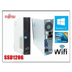 中古パソコン デスクトップパソコン Windows 10 SSD120G Office FUJITS...