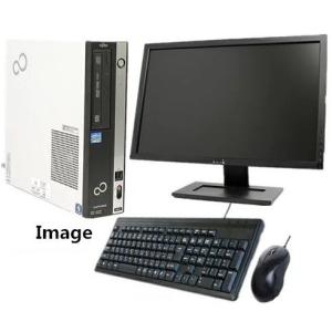 中古パソコン 中古デスクトップパソコン 22型液晶セット Windows 7 富士通 ESPRIMO Dシリーズ Core2Duo〜 メモリ4G HD160GB DVDスーパーマルチ｜touhou-shop