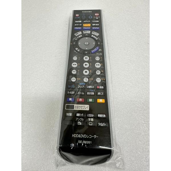 新品未使用 純正 東芝 TOSHIBA 純正 HDD＆DVDレコーダー用リモコン SE-R0261 ...