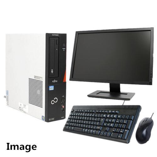 ポイント10倍 中古パソコン デスクトップ 24型液晶モニター付 Windows 7 Pro 32b...