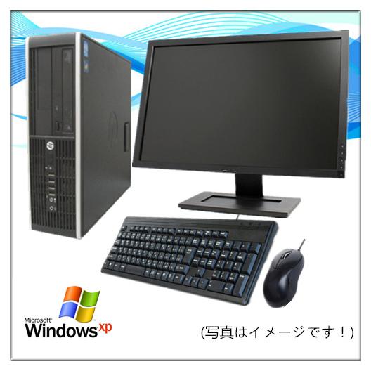 中古パソコン デスクトップパソコン Windows XP搭載 22型液晶セット HP Compaq ...