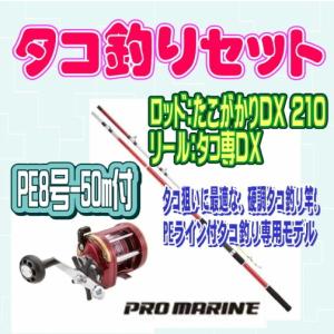 タコ釣り2点セット たこがかりex210 タコ専dx ライン付き 入門 セット 初心者 ビギナー 簡単 004 東海つり具y支店 通販 Yahoo ショッピング