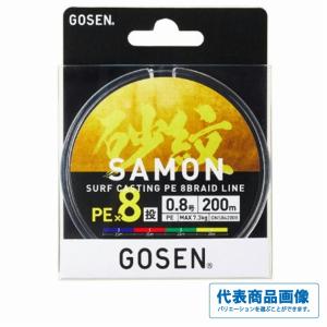 GOSEN（ゴーセン） 砂紋PE×4 200m 0.6号/0.8号/1号/1.5号/2号 25m